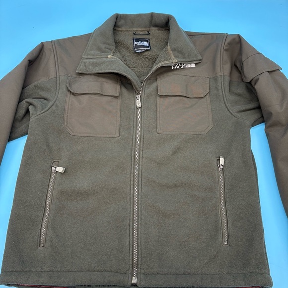 The North Face Men's Salinas Full Zip Olive Jacket Size Small - Picture 2 of 14